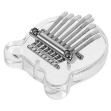 Petit Piano À Pouce Argenté Portable Jouet Musical Polyvalent