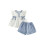 (2-3 Years, Blue) Set de pantaloni 2 piese. 1