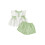 (3-6 Months, Green) Set de pantaloni 2 piese. 1