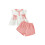 (3-6 Months, Pink) Set de pantaloni 2 piese. 1