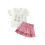 (2-3 Years, Pink) Set de 2 floral drăguț. 1