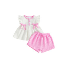 (18-24 Months, Multi-color) Set de pantaloni 2 piese.