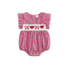 (12-18 Months, Red) Macacão infantil para e verão.