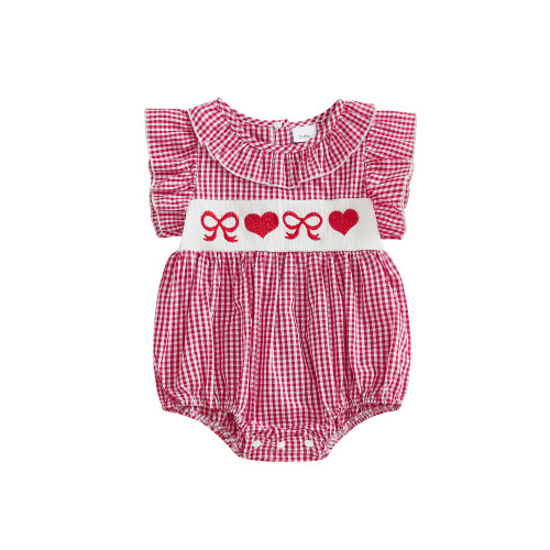 (12-18 Months, Red) Macacão infantil para e verão.