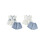 (18-24 Months, Blue) Set de pantaloni 2 piese. 2