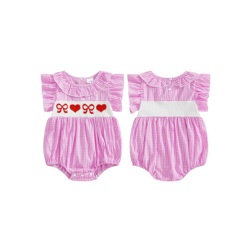 (12-18 Months, Pink) Macacão infantil para e verão. 1