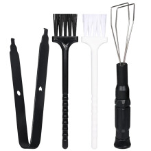 2Ensembles Outils Nettoyage Clavier Mécanique Brosse Poussière Noir