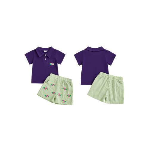 (3-4 Years, Purple) Σετ ρούχων Mardi 2 τεμάχια 1