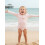 (3-4 Years, Pink) Μαγιό Rash Guard και πισίνα 6