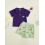 (2-3 Years, Purple) Set de îmbrăcăminte în carouri. 8