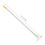 Yellow Push Pull Window Tool Metal Roller Blind Puller 3