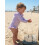 (3-4 Years, Purple) Μαγιό Rash Guard και πισίνα 7
