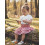 (3-4 Years, Pink) Set de 2 floral drăguț. 4