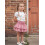 (3-4 Years, Pink) Set de 2 floral drăguț. 3
