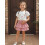 (3-4 Years, Pink) Set de 2 floral drăguț. 5