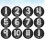 36 Pièces Stickers Milestones Multicolores Pour Déco Bébé 11