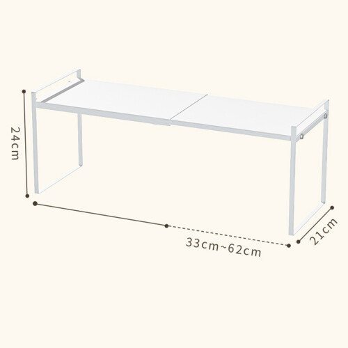 Étagère de cuisine extensible 24.69oz Capacité 2