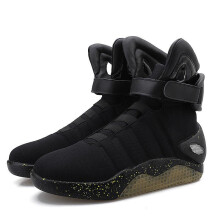 (Black,EU40)Back To The Future Warrior Basketball Sneakers No Lights Shoes Costume Cosplay