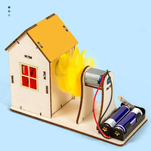 Wind Energy Physics Set With Diy Assembly Rechargeable Motor Play Educational 2