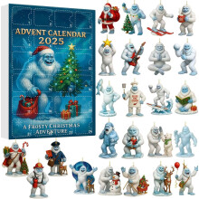 (Snow Bigfoot)Game Of Thrones And Wicked Christmas Advent Calendar With 24 Decorations Acrylic