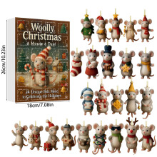 (Mouse Christmas)Game Of Thrones And Wicked Christmas Advent Calendar With 24 Decorations Acrylic