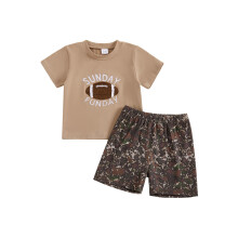 (3-4 Years, Khaki) 2-dielna sada letných pre batoľatá
