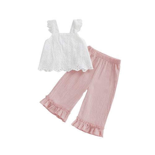 (3-4 Years, Pink) Σετ 2 τεμαχίων ίσια γραμμή.