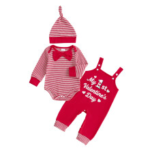 (3-6 Months, Red) Baby Jungen Hosen – Valentinstags-Outfit