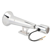 Universal 150dB Rustproof Metal Air Horn for 12V/24V Vehicles & Boats