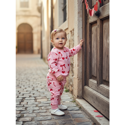 (6-12 Months, Pink) Σετ 2 τεμαχίων Άγιο Βαλεντίνο 2