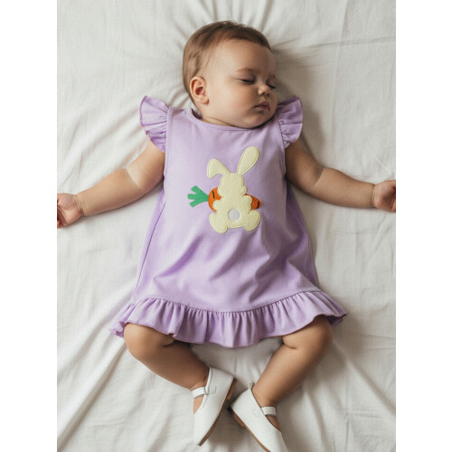 (18-24 Months, Purple) Πασχαλινά φορέματα για casual ρούχα. 2