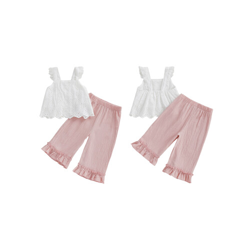(6-7 Years, Pink) Σετ 2 τεμαχίων ίσια γραμμή. 1
