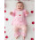 (18-24 Months, Pink) Σετ ανοιξιάτικων συνόλων 2 τεμάχια. 4