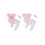 (6-12 Months, Pink) Set de 3 pantaloni simpli. 2