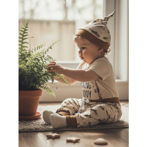 (12-18 Months, Khaki) Éadaí Samhraidh do agus Hata 2