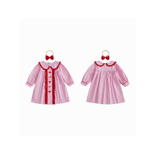(18-24 Months, Pink) Φόρεμα Α γραμμής και κορδέλα. 1