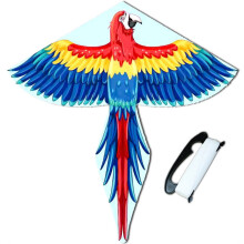 (Red)Cometa de loro artesanía mecánica grande juguete exterior para niños y decoración evento