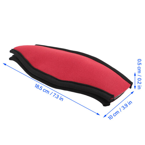 Red Dive Hair Protector Wrap with Double Layer Neoprene for Water Activities 1