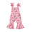 (12-18 Months, Pink) Καλοκαιρινή φόρμα για ώμους, σορτς 1