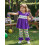 (3-6 Months, Purple) Σετ ανοιξιάτικων ρούχων για νήπια 3