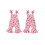 (18-24 Months, Pink) Καλοκαιρινή φόρμα για ώμους, σορτς 2