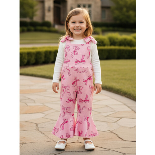 (18-24 Months, Pink) Καλοκαιρινή φόρμα για ώμους, σορτς 2