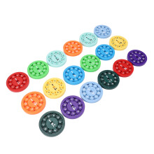 Colorful Math Rotation Toy for Kids & Adults, 6x6cm Interactive Learning Game
