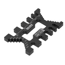 Black Aluminum Dovetail Jig & Caliper Set for Woodworking, Metric & Imperial