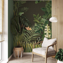 Superfresco Easy Jungle Green Print To Order 3m x 2.8m Mural | Wallpaper Roll