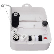 Electric Bobbin Winder Portable Bobbin Winder with Handle Automatic Bobbin Winder Machine USB/Battery Powered