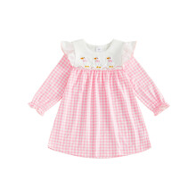 (18-24 Months, Pink) Φόρεμα νήπια με καρό σχέδιο.