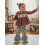 (18-24 Months, Dark Khaki) Σετ παντελονιών 2 φαρδιά γραμμή 4