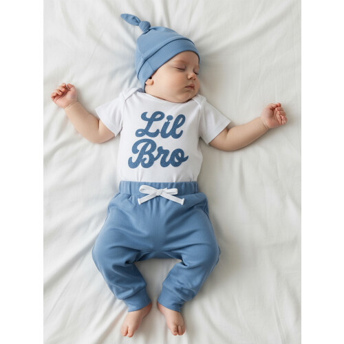 (3-6 Months, White) Completo estivo/primaverile per 3 pezzi. 2
