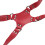 Adjustable Leather Camera Harness Shoulder Strap with Quick Release, Red 9